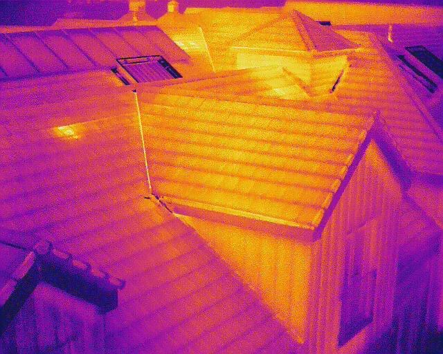 Thermal Imaging Roof Survey Image Blackburn